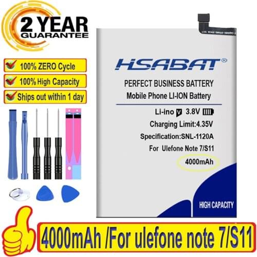HSABAT Ulefone S11 Phone Batteries
