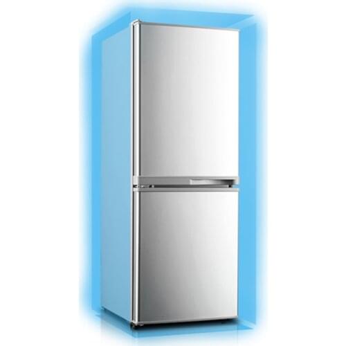 Household Refrigerator 125L Energy-Saving Silent Small Refrigerator Small Double Door Refrigeration Freezer 220V