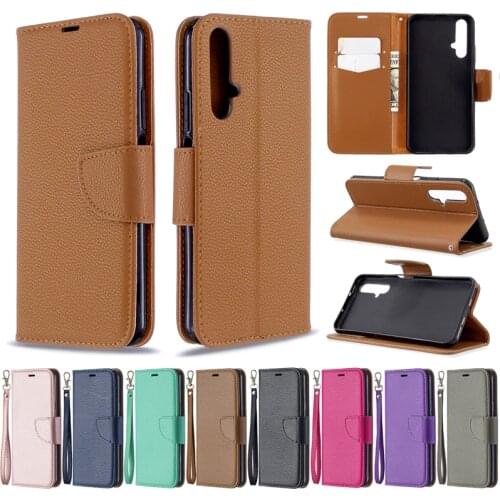 Fashion Solid Color Flip Phone Case For Huawei Honor 20S 10 10i 9X 9A 9S Lite Pro 8A 8C 7A 7C With Card Slot Bracket Cover Coque