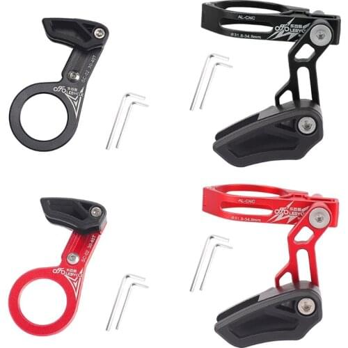 Aluminum Alloy Mountain Bike Adjustable 31.8-34.9mm Dia MTB Single-disc Tensioner Bicycle Accessories Chain Stabilizer
