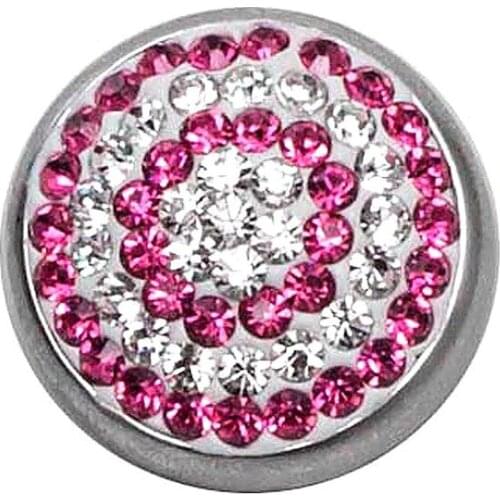 Changeable 18mm snaps with copper bottom and rhinestones fit ginger snaps jewelry MDB18-64-10