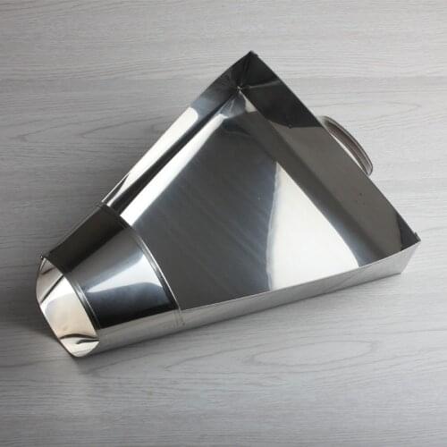 Stainless Steel Funnel Triangle Bucket Snack Fries Fried Chicken Shop Special Bag Shovel Packing scoop Non-magnetic