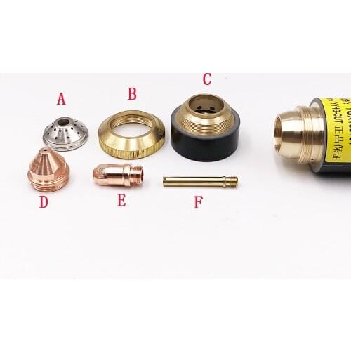 YK-100102D YK-100103D YGX100104 YGX100105 YGX100106 fit YGX-100 YK-100 100A Huayuan LGK-100 LGK-120 CNC Plasma torch