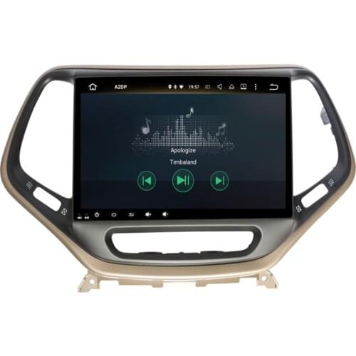 10.1 Inch IPS Screen Android 8.0 Octa Core 4GB RAM Car Multimedia Player For Jeep Cherokee 2014-2017 Car Stereo Radio WIFI