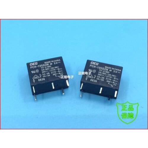 2pcs/lot New and original Power Relay PCH-105D2H replaces G5SB-14 5VDC