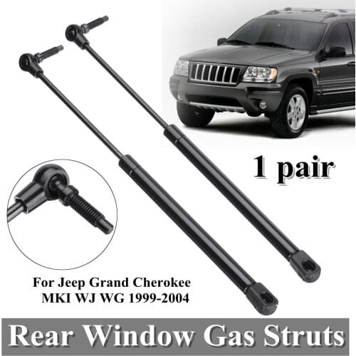 2Pcs Rear Window Boot Gas Support Struts For Jeep Grand Cherokee MKI WJ WG 1999-2004 55136761AA 55136965AA