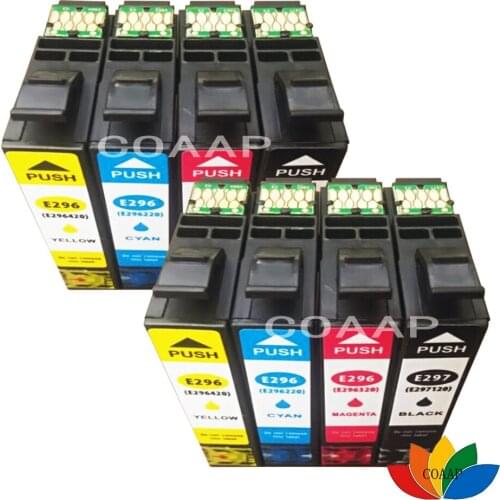 8 Compatible T2971 BLACK T2962 CYAN T2963 MAGENTA T2964 YELLOW Ink Cartridges for Epson XP 231 431 241 inkjet Printer