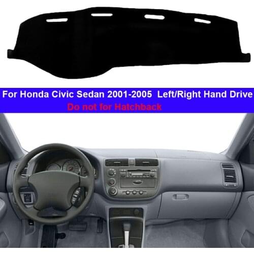 Car Inner Dashboard Cover Dash Mat Carpet Cape For Honda Civic Sedan 2001 2002 2003 2004 2005 LHD RHD Auto Dashmat Sunshade
