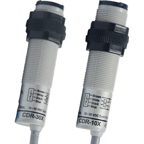 Fotek M18 Tubular Type Photo Sensor CDR-10X CDR-10XB CDR-30X CDR-30XB CDR-30X-V CDR-30XB-V (2 pieces)