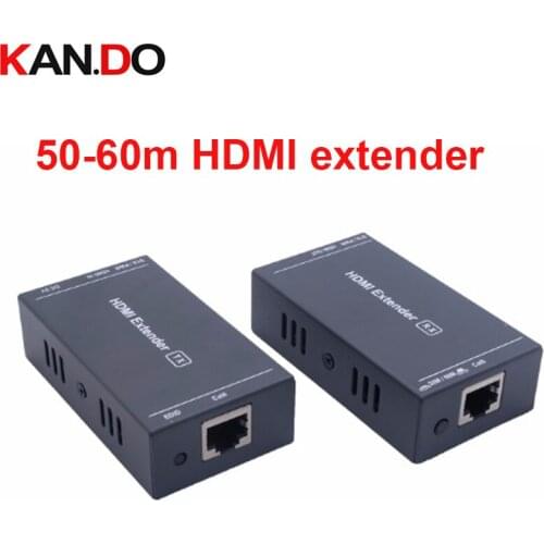 HD HDMI Extender TX/RX Over Single Cat6 Ethernet Cable up to 60M/197 Feet with 1080P 3D HDMI transmission