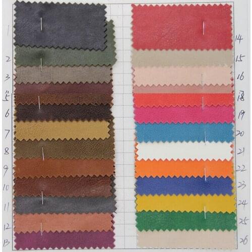 Faux leather fabric for bags/ PU leather Crazy Horse/ leather fabric artificial/ many colors/ factory wholesale/ free shipping