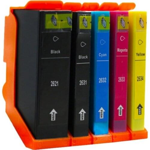 1set 26XL T2621 T2631-T2634 Compatible Ink Cartridge for Epson XP600 XP605 XP520 XP620 XP625 XP720 XP820 XP610 XP615 XP710 XP810