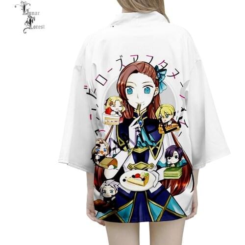 Otome Game no Hametsu Flag 3D Printing Japanese Kimono Haori Yukata Women/Men Fashion Summer Casual Cool Short Sleeve Streetwear