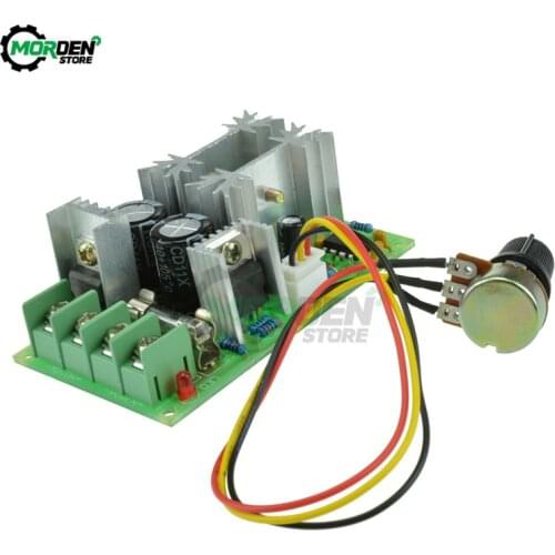 DC9-60V Motor Speed Control Regulator PWM DC Motor Speed Controller Switch 20A Current Regulator High Power Drive Module 12V 24V