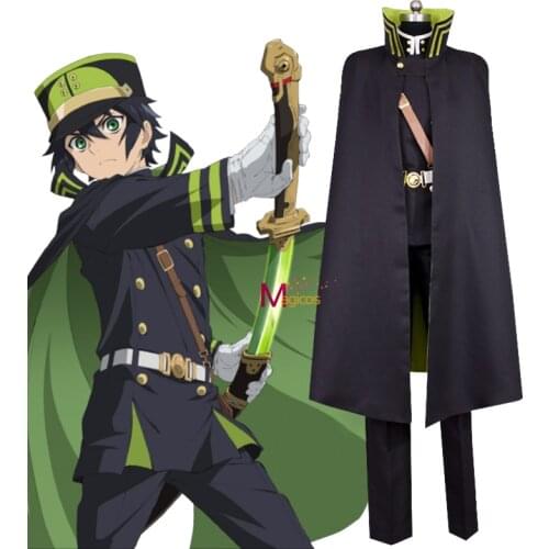 Anime Seraph Of The End Owari no Seraph Yuichiro Hyakuya Cosplay Costume Uniform High quality Costumes For Men