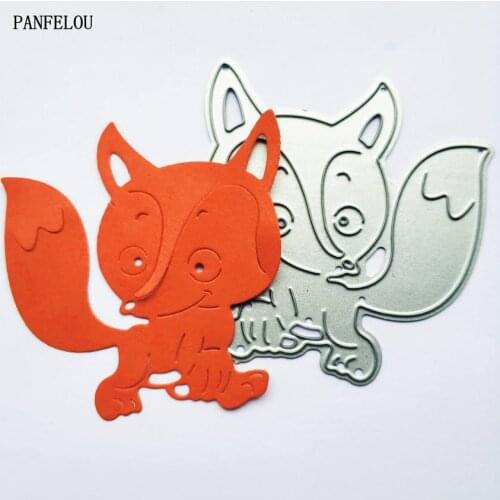 PANFELOU The fox flame metal craft paper die cutting dies Scrapbooking/DIY Easter wedding Embossing mould cards