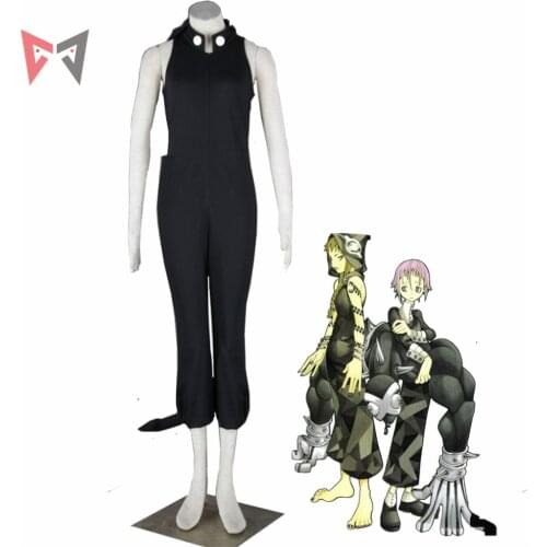 MMGG Halloween anime cosplay Soul Eater cosplay Medusa cosplay costume magic cat dress witch outfit