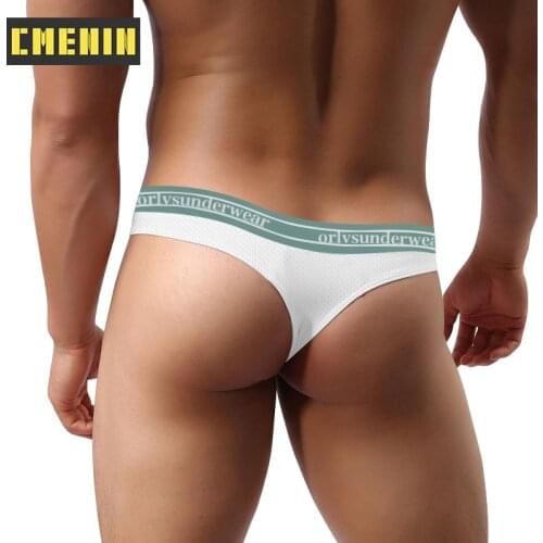 CMENIN Cotton Underpants Gay Men Sexy Mans Underwear Thong Men Jockstrap Quick Dry Mens Thongs And G strings U Pouch OR6105