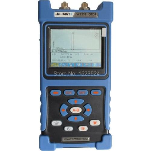 JW3302B Smart SM 1310/1550nm 30/28dB Built in VFLTouch Screen Optical Time Domain Reflectometer Fiber Optic OTDR