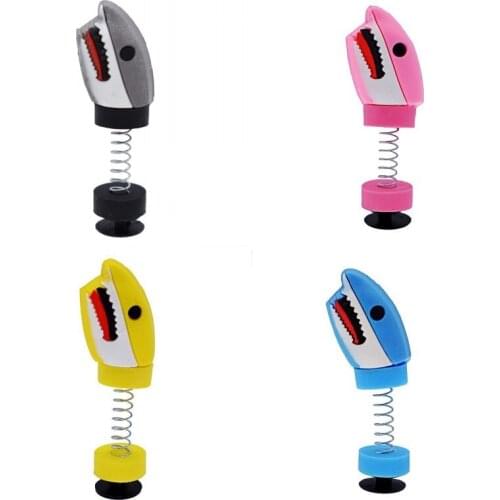 Pary Gift For Boys 4 pcs 3D Colorful Sharks Head Soft Washable Durable Bounc Shoe Charm Accessory