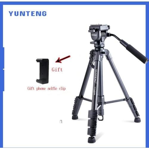 Yunteng VCT-691 Portable Aluminum Tripod with Damping Head for DSLR Camera