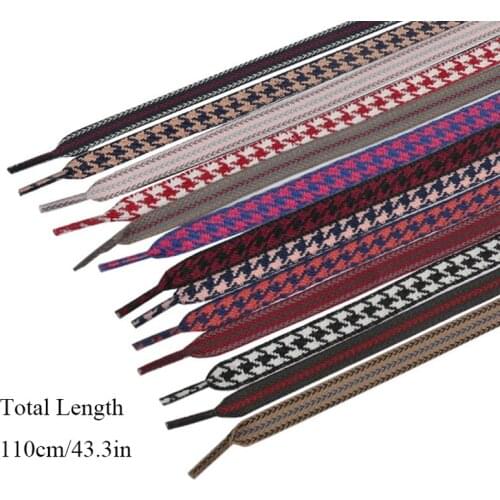 1Pair Fashion Sports Flat Casual Shoe Lace Flat Shoelace Double Flat Laces High Quality Polyester Classic Sport Shoes Laces