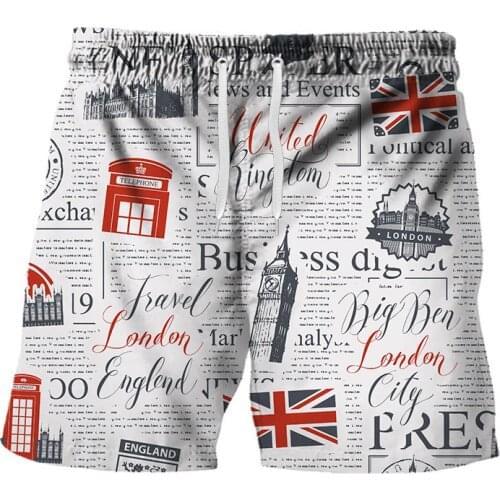 LIASOSO 3d Print Summer Shorts Men Newspaper Funny Casual Sweat Cool Jogging Women Mens Shorts Basketball Shorts Men-6