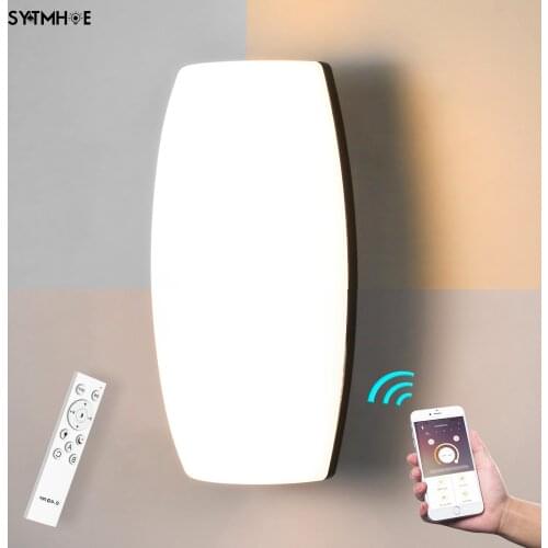 Dimmable 30 Led Outdoor Wall Light Motion Sensor Aluminum Modern Pir Outdoor Wall Lamp Radar Sensor Led Porch Lights 15w Sytmhoe