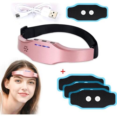 Smart Sleep Head Massager Wireless Electric Sleep Instrument Improve Insomnia Therapy Device Relieving Headache Brain Relaxation
