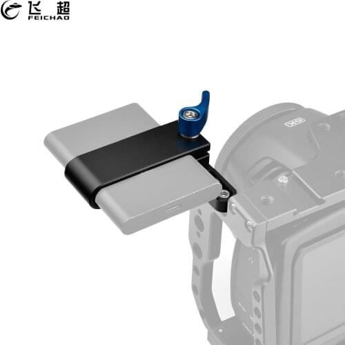 Aluminum Alloy Universal Mount for External HDD Placement Holder Clamp for BMPCC 4K 6K DSLR Camera Cage Photography Accessories