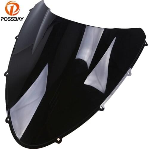 POSSBAY Vintage Motorcycle Accessories Motorbike Windscreen Windshield Street Bike Protector For Ducati 1098 2006 2007 2008 2009