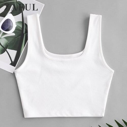 Женские хлопковые майки ZAFUL China At AliExpress