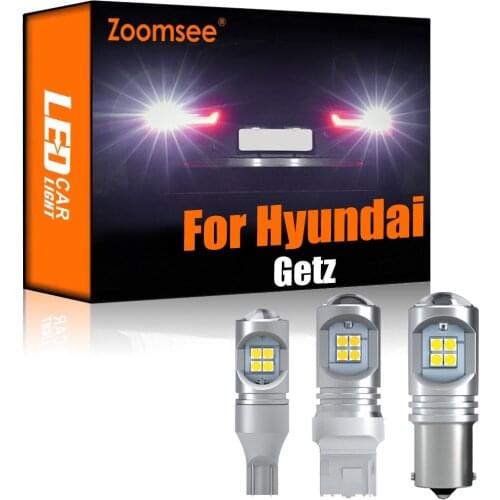 Zoomsee 2Pcs White Reverse LED For Hyundai Getz 2002-2010 Canbus Exterior Backup Light Error Free Rear Tail Bulb Vehicle Lamp