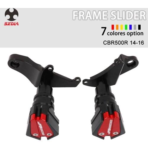 Aluminum Crash Pad Guard Frame Slider Fall Protection For HONDA CBR500R CBR 500 RR cbr-500rr 2014 2015 2016