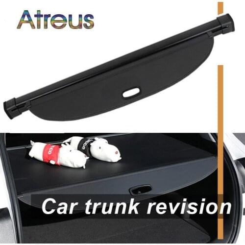 Atreus High Quality 1set Car Rear Trunk Security Shield Cargo Cover For Toyota Harrier 2015 2016 2017 2018 accessories