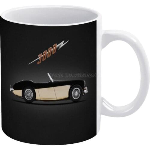 The 3000 1960 White Mug Coffee Mug 330ml Ceramic Home Milk Tea Cups and Mugs Travel Gift for Friends Austin Healey 3 Austin Heal