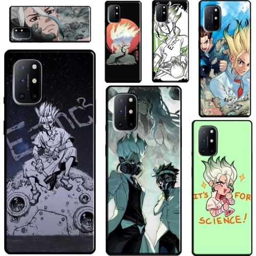 Dr Stone Senku Case For Realme 6 7 8 Pro GT Neo C21 C11 C3 Q3 Pro Soft Cover For OnePlus 8T 7T 9R 8 9 Pro