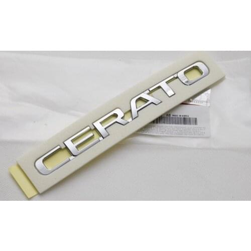 For Genuine Cerato Lettering Trunk EMBLEM Badge 1Pcs For KIA Cerato Forte 2009 2017