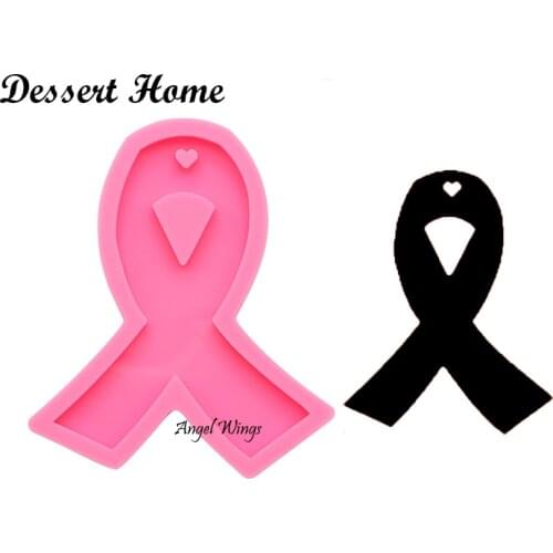 DY0107 epoxy resin molds ribbon mold for keychain pendant Jewelry Makeing silicon molds for resin diy