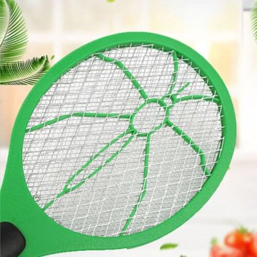 Electric Anti Swatter Cordless Battery Power Insects Fly Killer Bug Zapper Racket Home