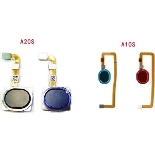 For Samsung Galaxy A10S A107F A20S A207F Home Button Fingerprint Sensor Flex Cable Replacement Repair Parts