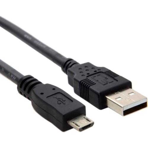 3m Micro USB 5Pin to USB 2.0 Male Data Cable black color for Andriod Tablet & Cell Phone & Camera