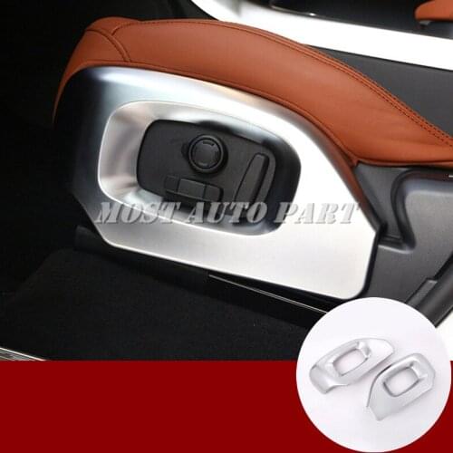 2X Car Seat Button Frame Trim Cover For Land Rover Range Rover L405 Vogue 2013-2017 Car accesories interior Car Trim