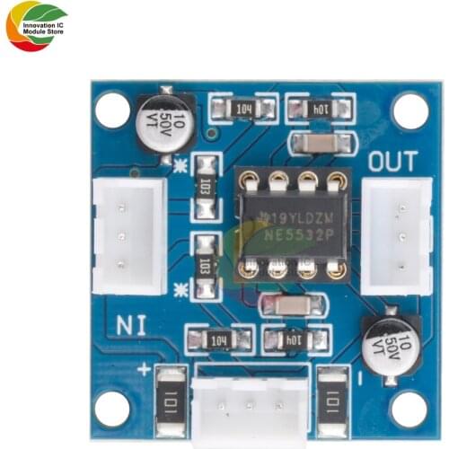 NE5532 OP-AMP HIFI Audio Preamplifier Multiple Amplifier Module Dual Power Supply Preamp Board For Bluetooth Pre-amp Board 45mA