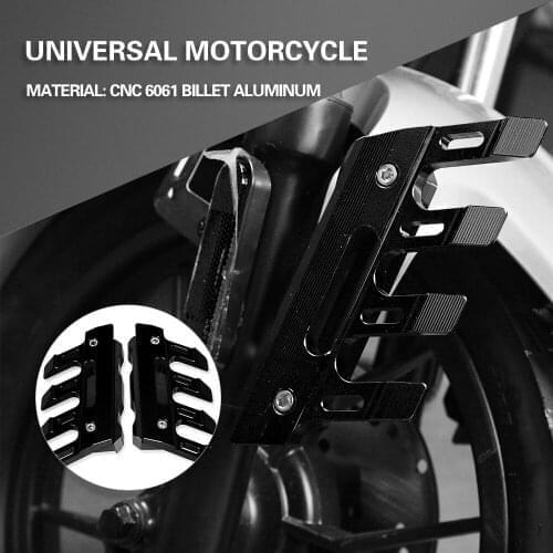 Front Fender Side Protection Guard Mudguard Sliders for YAMAHA XR650R XRV750 XS1100 XS400 XS650 XSR155 XSR700 XSR900