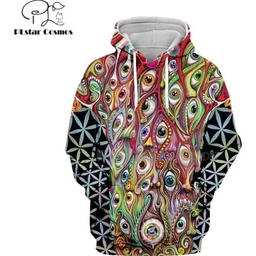 PLstar Cosmos Hippie Mandala Trippy Abstract Psychedelic eye 3d hoodies/Sweatshirt Winter autumn Long sleeve streetwear-35