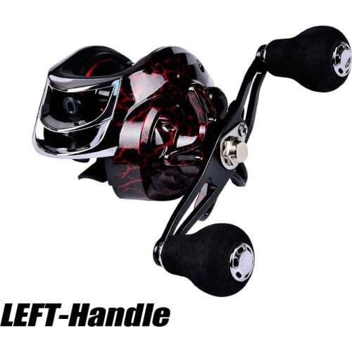 YUZI SL001 7.1:1 Baitcasting Fishing Reel Bait Casting Reels Metal Fishing Reel Aluminum Alloy 18+1BB Spool 10KG Max Drag