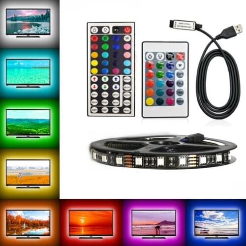 Bluetooth RGB LED Strip Light USB Waterproof DC 5V 5050 30/60 Led/m USB LED Light Stripe Flexible Tape With Remote For TV Laptop