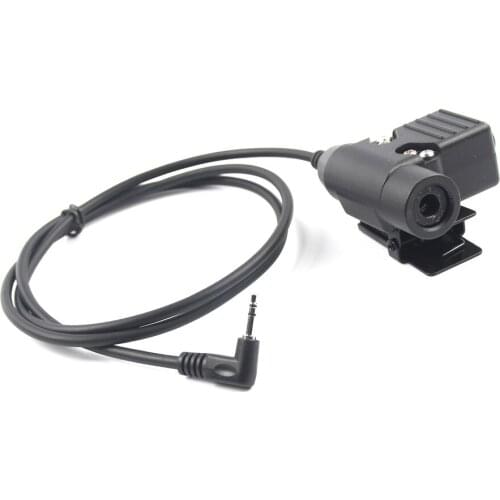 U94 Tactical PTT for Original RAC TMC COMTAC Earmor Headset Hunting Military PTT for Motorola TALKABOUT Plug Headphone Accessory