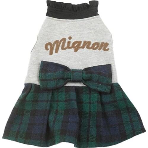 Spring Autumn Winter Dog Dress Cat Puppy Skirt Maltese Poodle Clothes Pomeranian Schnauzer Chihuahua Bichon Yorkshire Clothing